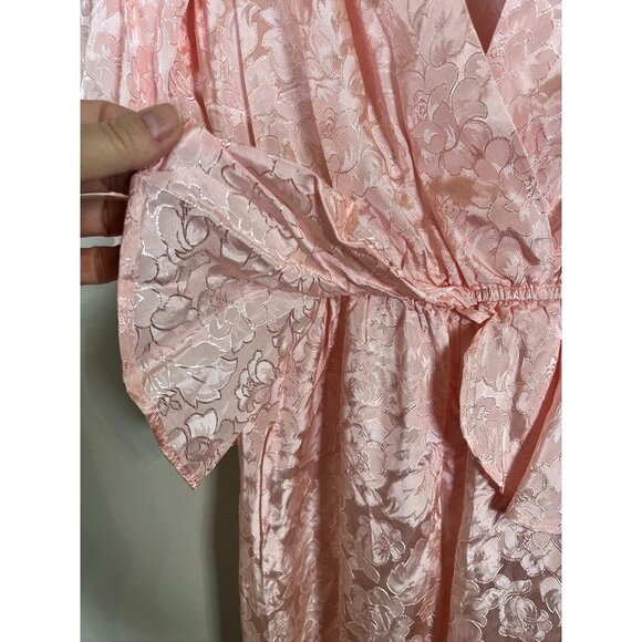 Vintage Floral Dress 13 Pink Coquette Retro Mod Classic Chic Preppy Old Money - Picture 4 of 13